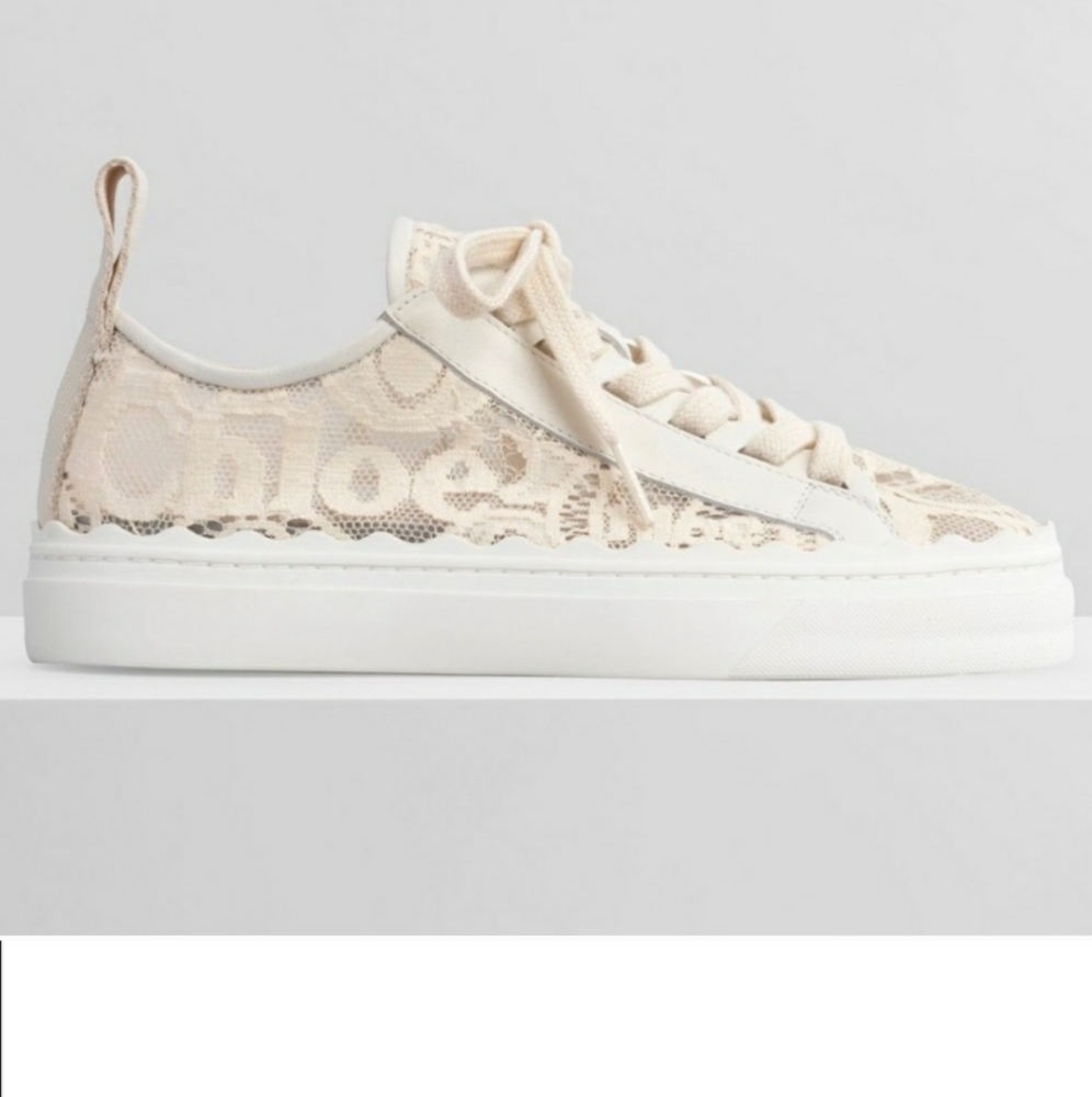 Chloe Lauren Lace Sneakers